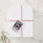 Alle Text trendy gebürstete Skripte & Foto Festivr Geschenkanhänger (Mit Garn)