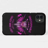 ALLE Textanzeige Name Rosa Motorrad-Flügel ändern Case-Mate iPhone Hülle (Rückseite (Horizontal))