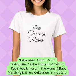 ALLE Texte ändern - Eine abgelaufene Mama, Mama Bu T-Shirt
