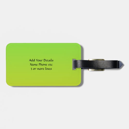 ALLE Texte ändern, Fairness Dinkum Aussie Flag Kar Gepäckanhänger (Rückseite horizontal)