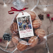 Alle Texte Modernes, einfaches Skript & Foto mit f Geschenkanhänger