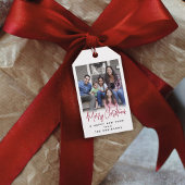 Alle Texte Modernes, einfaches Skript & Foto mit f Geschenkanhänger