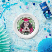 Alle Texte Modernes Foto Einfach Eleganter Abschlu Pappteller (Party)