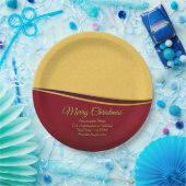 ALLE Textorganisation ändern 20xx Weihnachtszeit P Pappteller (Party)