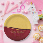 ALLE Textorganisation ändern 20xx Weihnachtszeit P Pappteller (Party)