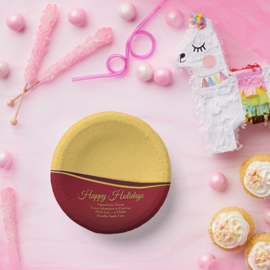 ALLE Textorganisation ändern 20xx Weihnachtszeit P Pappteller (Party)