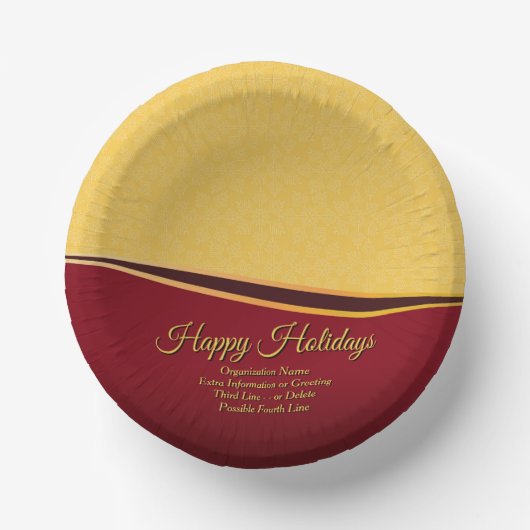 ALLE Textorganisation ändern 20xx Weihnachtszeit P Pappteller (Vorderseite)