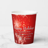 ALLE Textorganisation Weihnachten 20xx Party änder Pappbecher (Rückseite)