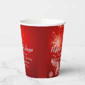 ALLE Textorganisation Weihnachten 20xx Party änder Pappbecher (Links)