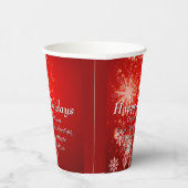 ALLE Textorganisation Weihnachten 20xx Party änder Pappbecher (Rechts)