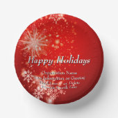 ALLE Textorganisation Weihnachten 20xx Party änder Pappteller (Vorderseite)