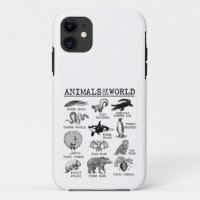 Alle Tiere der Welt Vintages Tiermädchen