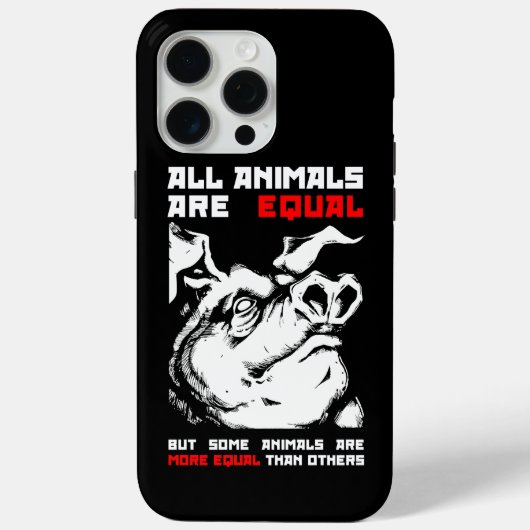 Alle Tiere sind gleich 1 Case-Mate iPhone Hülle (Rückseite)