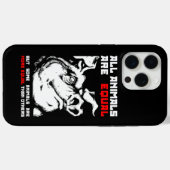 Alle Tiere sind gleich 1 Case-Mate iPhone Hülle (Rückseite (Horizontal))