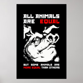 Alle Tiere sind gleich 1 Poster
