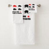 Alle Tiere sind gleich 2 Badhandtuch Set (Insitu)