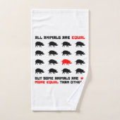 Alle Tiere sind gleich 2 Badhandtuch Set (Handtuch)