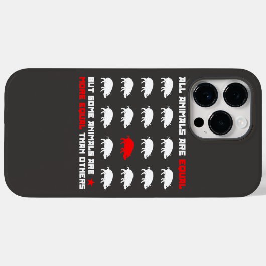 Alle Tiere sind gleich 2 Case-Mate iPhone Hülle (Rückseite (Horizontal))