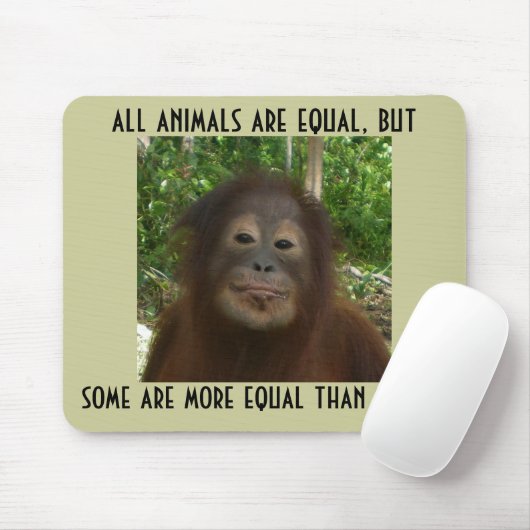Alle Tiere sind gleich Mousepad (Mit Mouse)