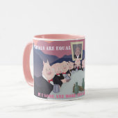 Alle Tiere sind gleich Tasse (Vorderseite Links)