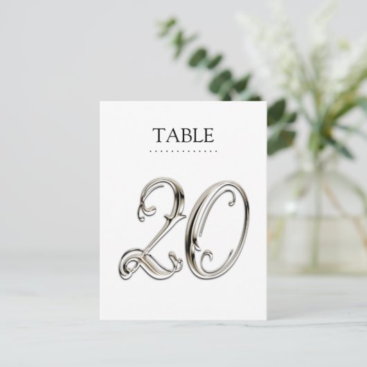Alle Tischnummern Extravagant (Stehend Vorderseite)
