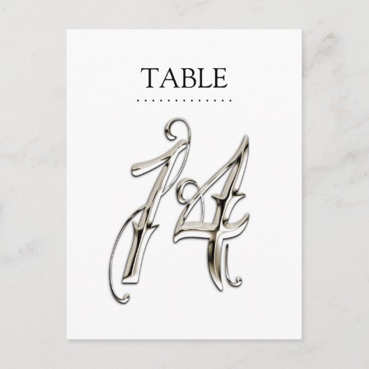 Alle Tischnummern Extravagant (Vorderseite)