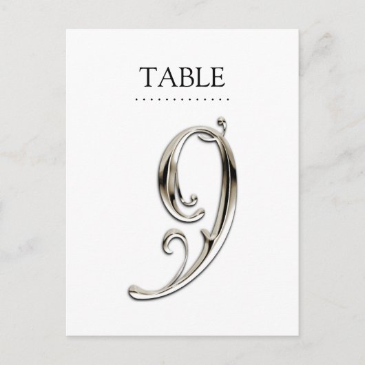 Alle Tischnummern Extravagant (Vorderseite)