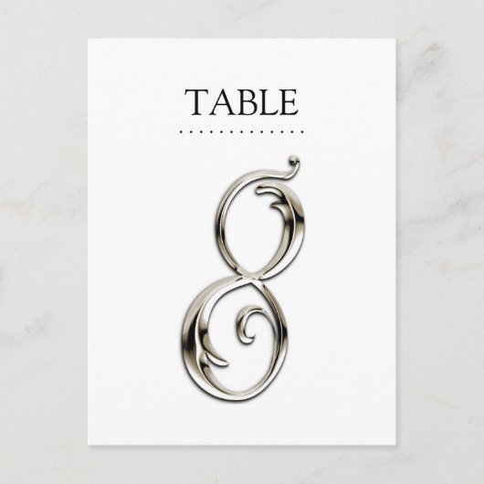 Alle Tischnummern Extravagant (Vorderseite)