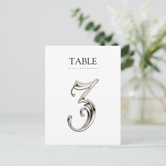 Alle Tischnummern Extravagant (Stehend Vorderseite)