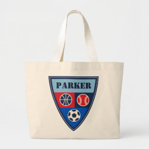 Alle tragen kundengerechte Kindertaschen u. Jumbo Stoffbeutel