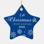 Alle Transplantationen individualisieren Weihnacht Keramik Ornament (Vorne)