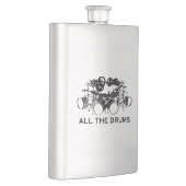 Alle Trommler Flachmann (Rechts)