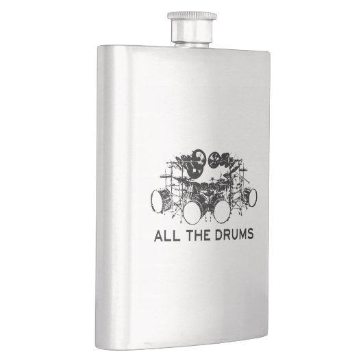 Alle Trommler Flachmann (Rechts)