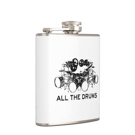 Alle Trommler Flachmann (Rechts)