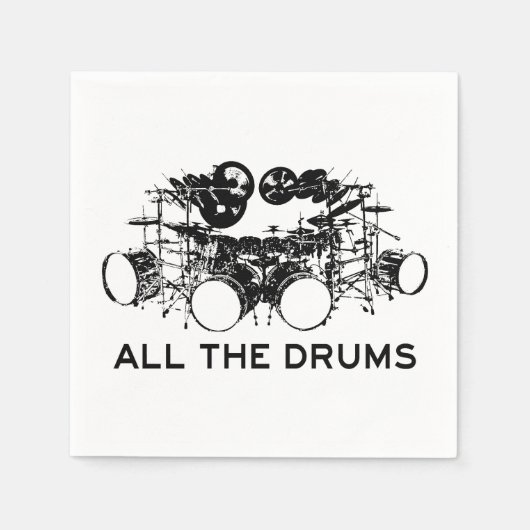 Alle Trommler Napkins Serviette (Vorderseite)