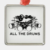 Alle Trommler Ornament Aus Metall (Vorne)