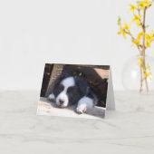 Alle Tuckered heraus Karte (Gelbe Blume)