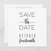 Alle Typ Save the Date Vorlage (Vorne/Hinten)