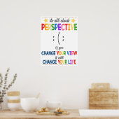 Alle über perspektive Rainbow-Klassenposter Poster (Küche)