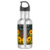 **ALLE ÜBER SONNENBLUMEN** WASSERFLASCHE (Rückseite)