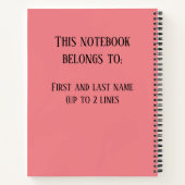 Alle überall Personalisiert Notizblock (Rückseite)