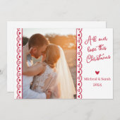 Alle unsere Lieben Feiertagskarte (Vorne/Hinten)