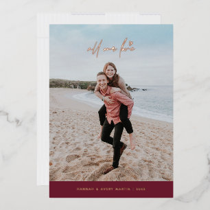 Alle unsere Valentintagskarte der Liebe aufdecken  Folieneinladung