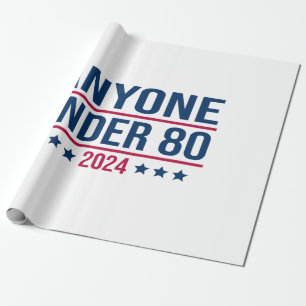 Alle unter 80 Jahren 2024 Abstimmung über die sonn Geschenkpapier