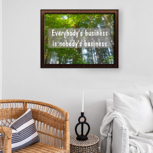 Alle Unternehmen Inspiration Poster