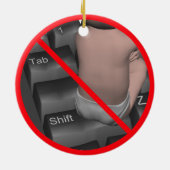 ALLE UPPERCASE VERBOTEN! KERAMIKORNAMENT (Hinten)