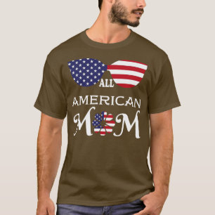 Alle US-Flaggensonnenbrillen der amerikanischen MA T-Shirt