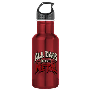 Alle Väter hören Metal Edelstahlflasche