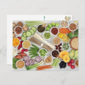 Alle Veggies Postkarte (Vorne/Hinten)
