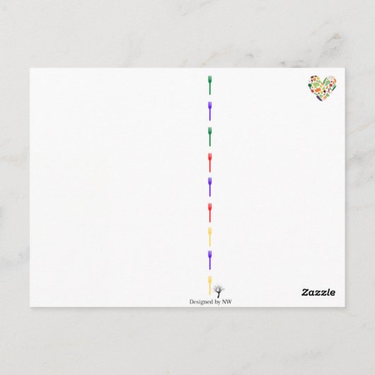 Alle Veggies Postkarte (Rückseite)